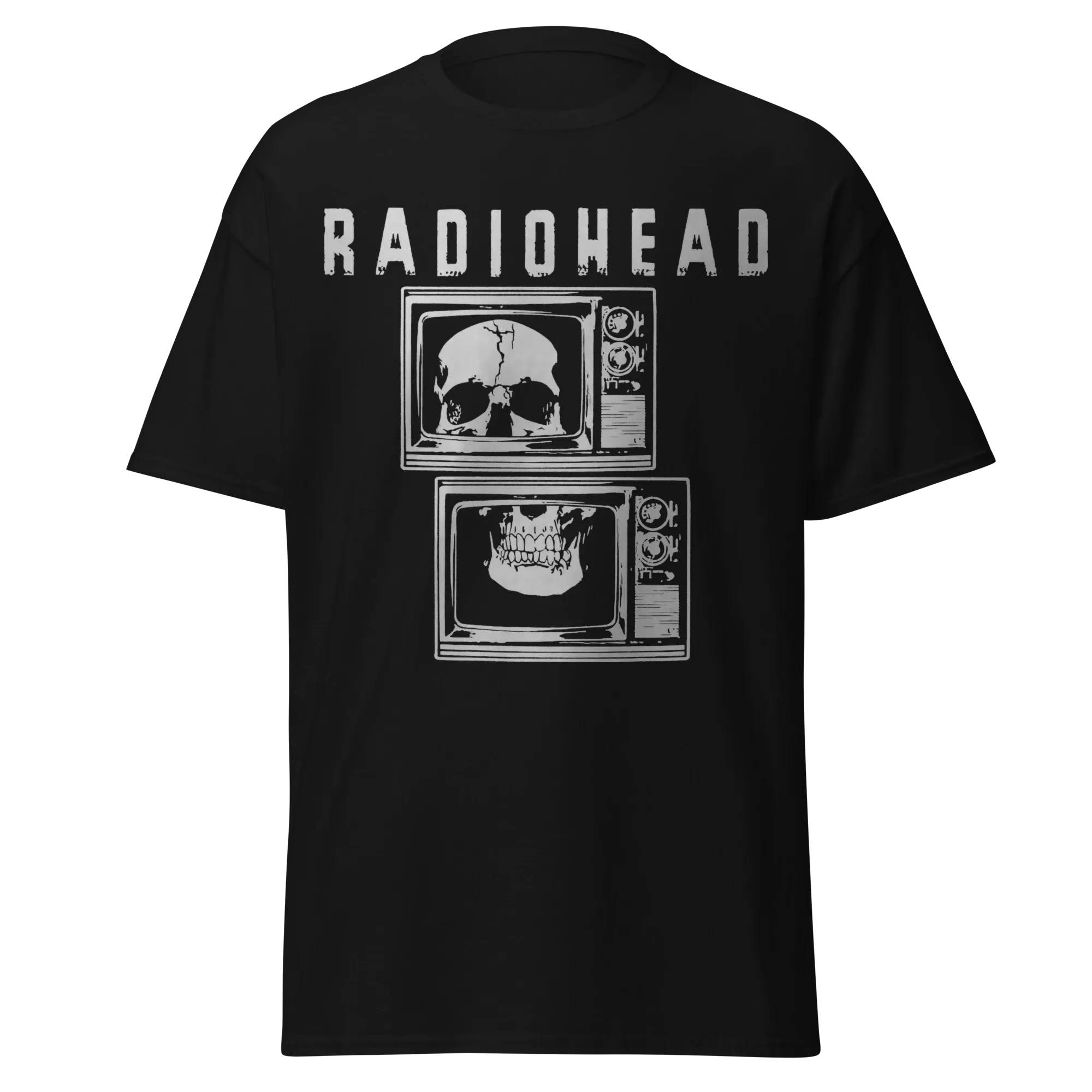 RADIOHEAD - SKULL TELEVISION - PREMIUM GRAPHIC TEE - VINTAGE STREETWEAR STYLE
