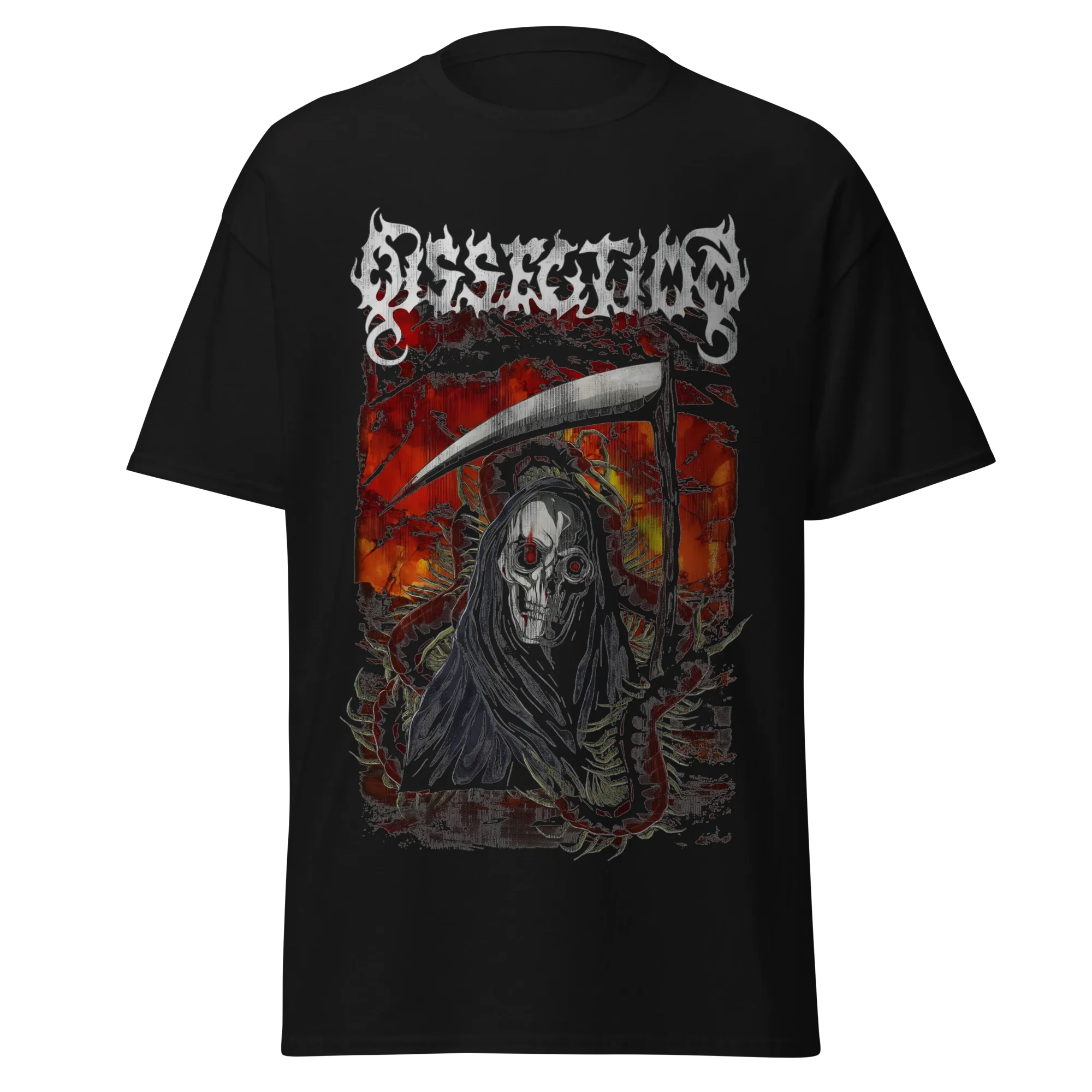 DISSECTION - Grim Reaper Dark Arts - Premium Graphic Tee - Vintage Streetwear Fit