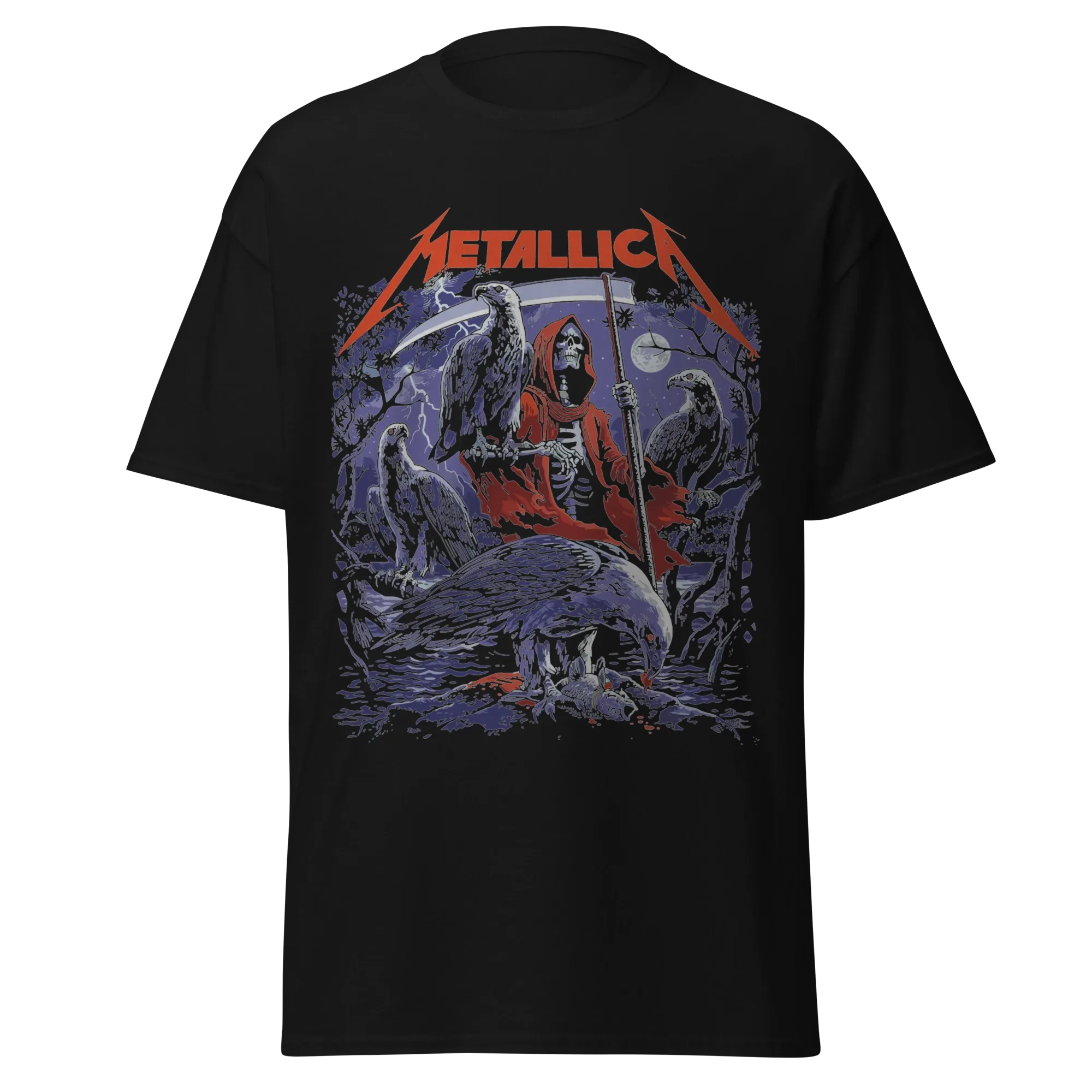 METALLICA - GRIM REAPER EAGLE - PREMIUM GRAPHIC TEE - VINTAGE STREETWEAR