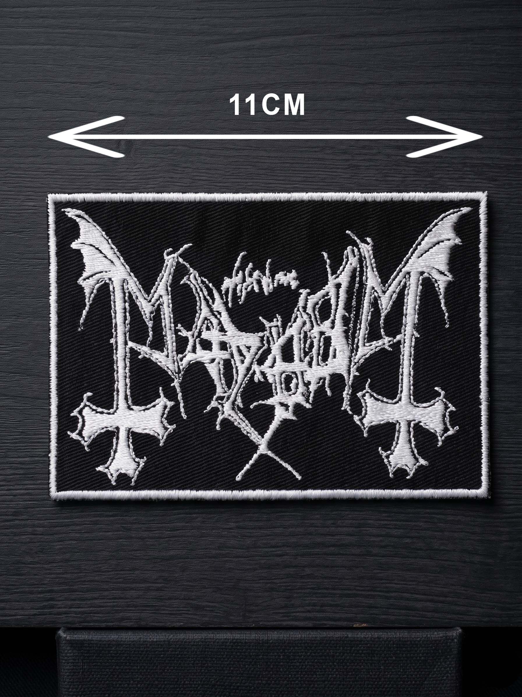 Mayhem  logo Patch 11cm