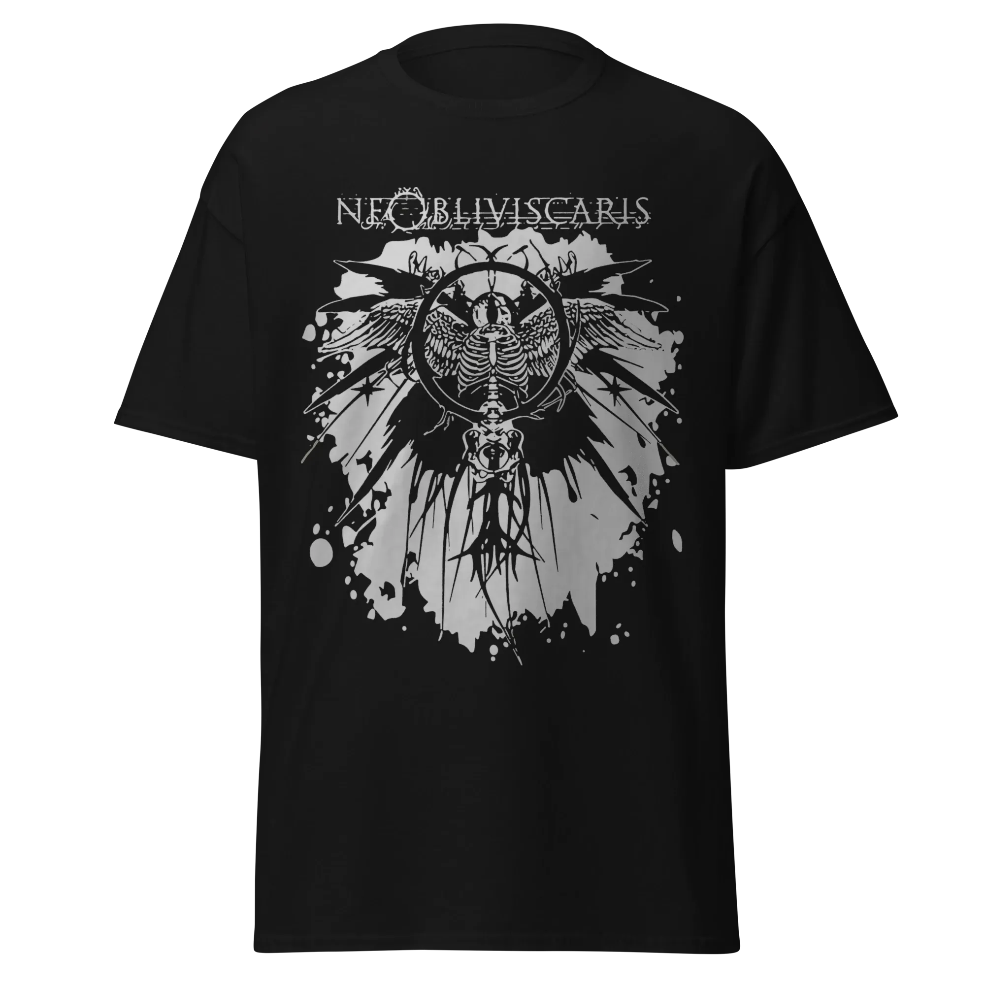 NE OBLIVISCARIS - SKELETAL WINGED ICON - PREMIUM GRAPHIC TEE - VINTAGE STREETWEAR