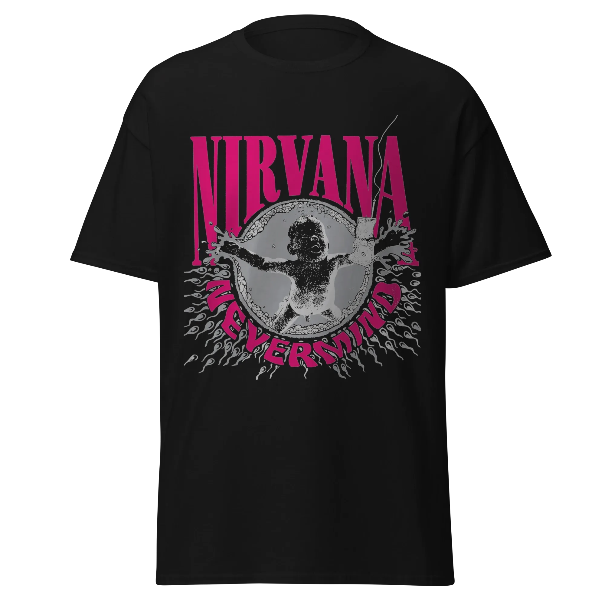 NIRVANA - NEVERMIND ALBUM COVER - PREMIUM GRAPHIC TEE - VINTAGE STREETWEAR