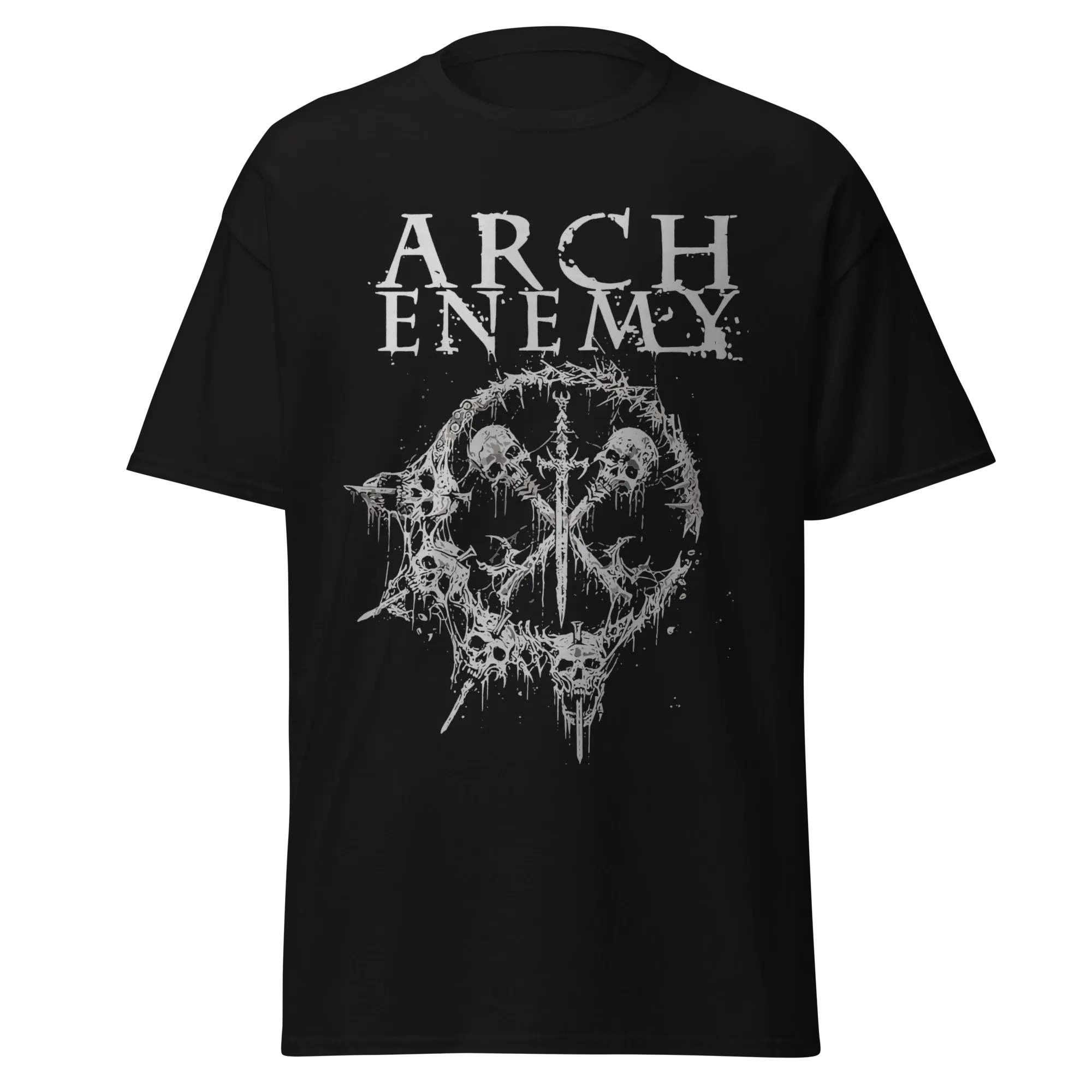 ARCH ENEMY - SWORDS AND SKULLS - PREMIUM GRAPHIC TEE - VINTAGE STREETWEAR