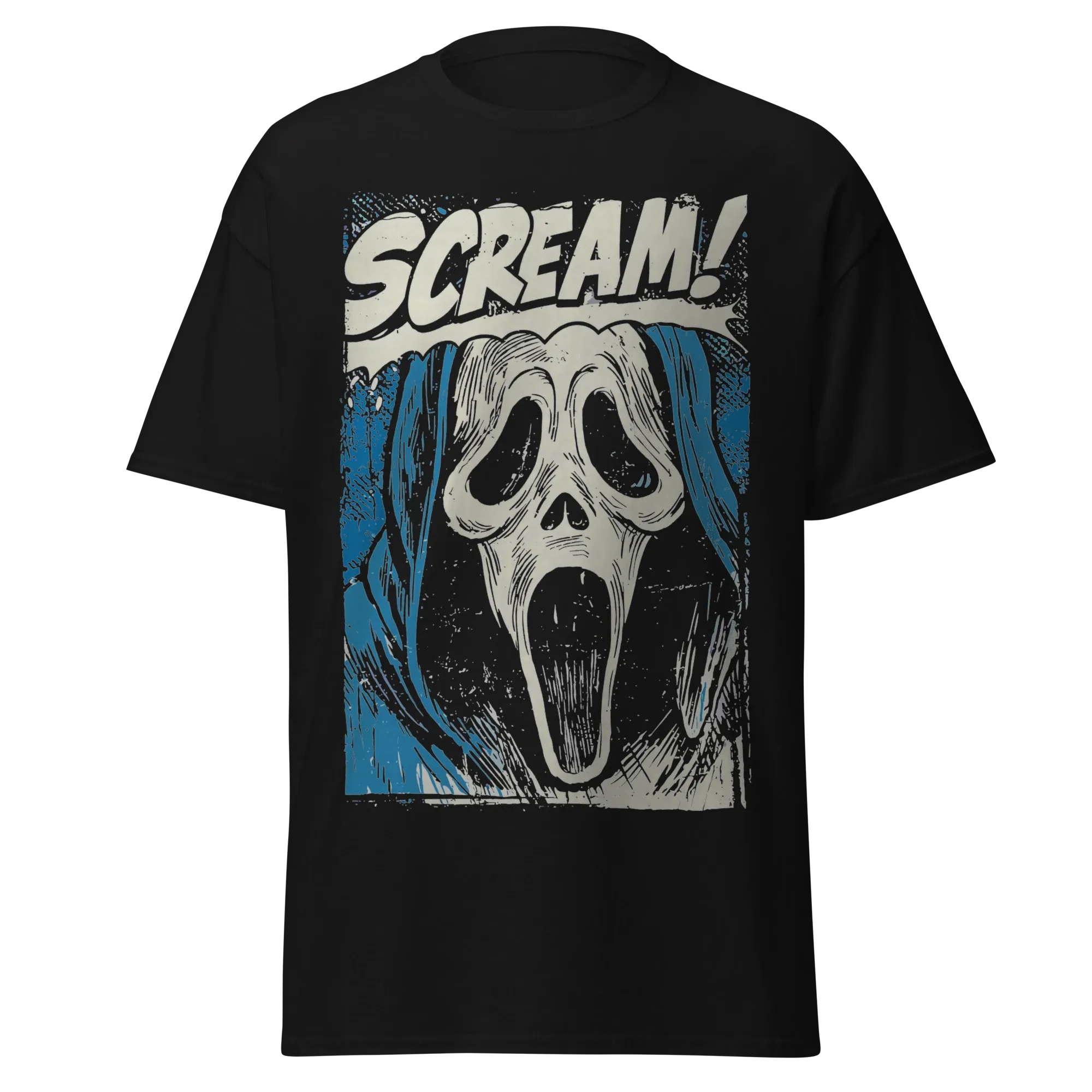 Scream - Iconic Ghostface Mask - T-Shirt - Vintage Streetwear Fit