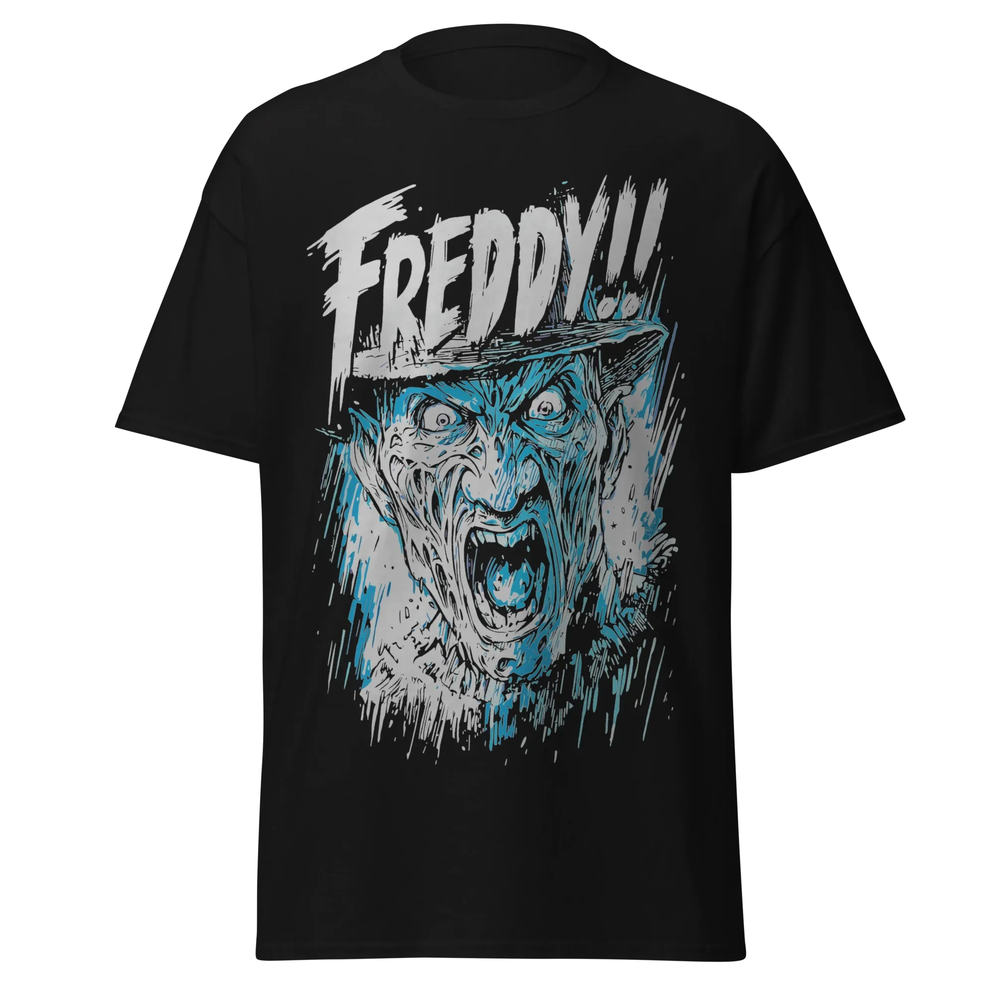 A Nightmare on Elm Street - Freddy Krueger Scream - Premium Graphic Tee - Vintage Streetwear Style