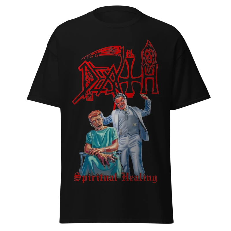 Death - Spiritual Healing - Premium Graphic Tee - Vintage Streetwear