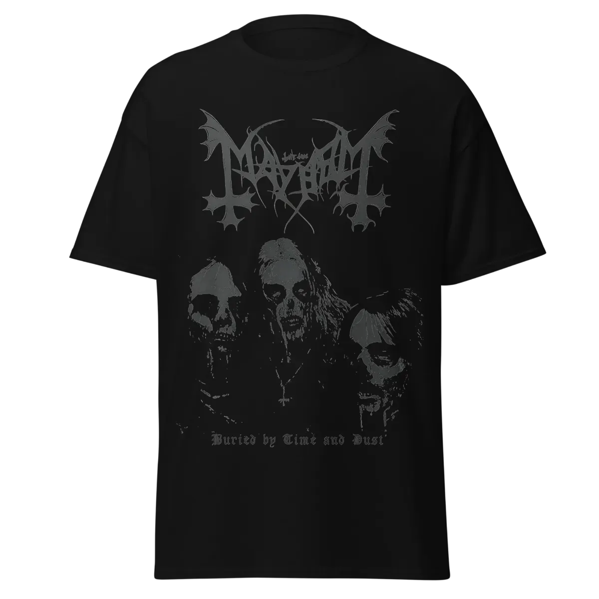 MAYHEM - BURIED BY TIME AND DUST - PREMIUM GRAPHIC TEE - VINTAGE STREETWEAR