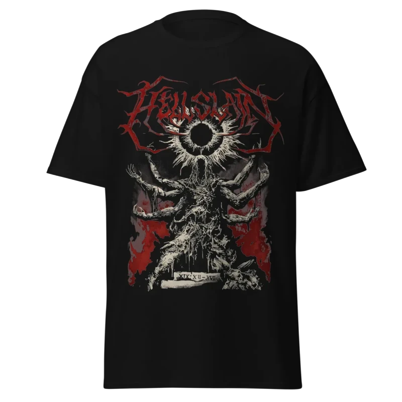 HELLSLAIN - OCCULT ENTITY - PREMIUM GRAPHIC TEE - VINTAGE STREETWEAR