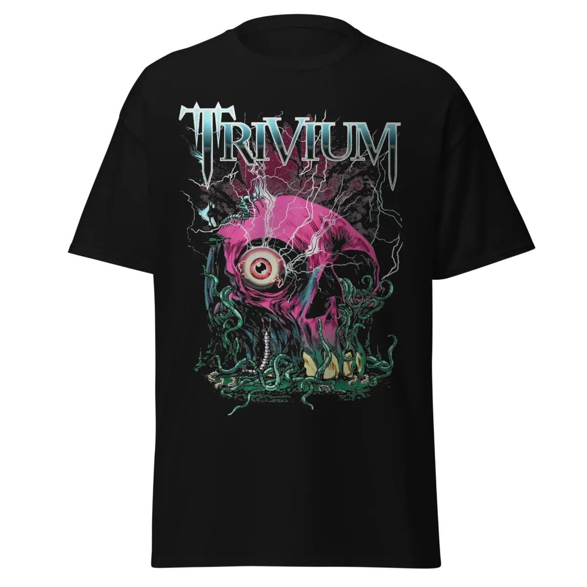 TRIVIUM - CYBERNETIC SKULL - PREMIUM GRAPHIC TEE - VINTAGE STREETWEAR