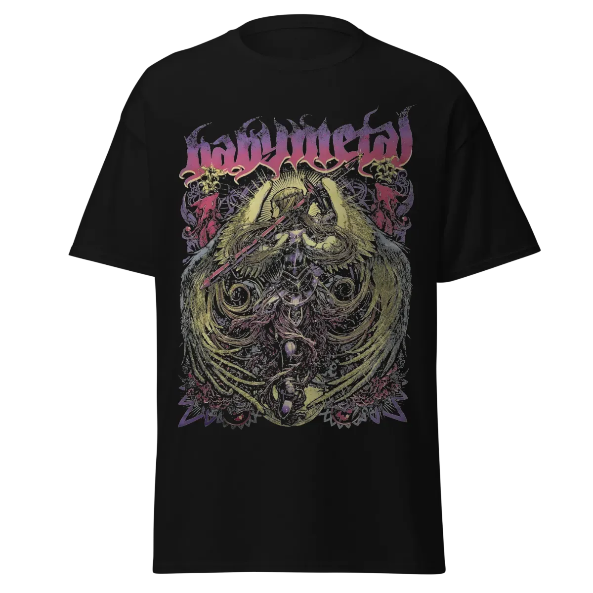 BABYMETAL - WINGED WARRIOR LEGEND - VINTAGE STREETWEAR - PREMIUM GRAPHIC TEE