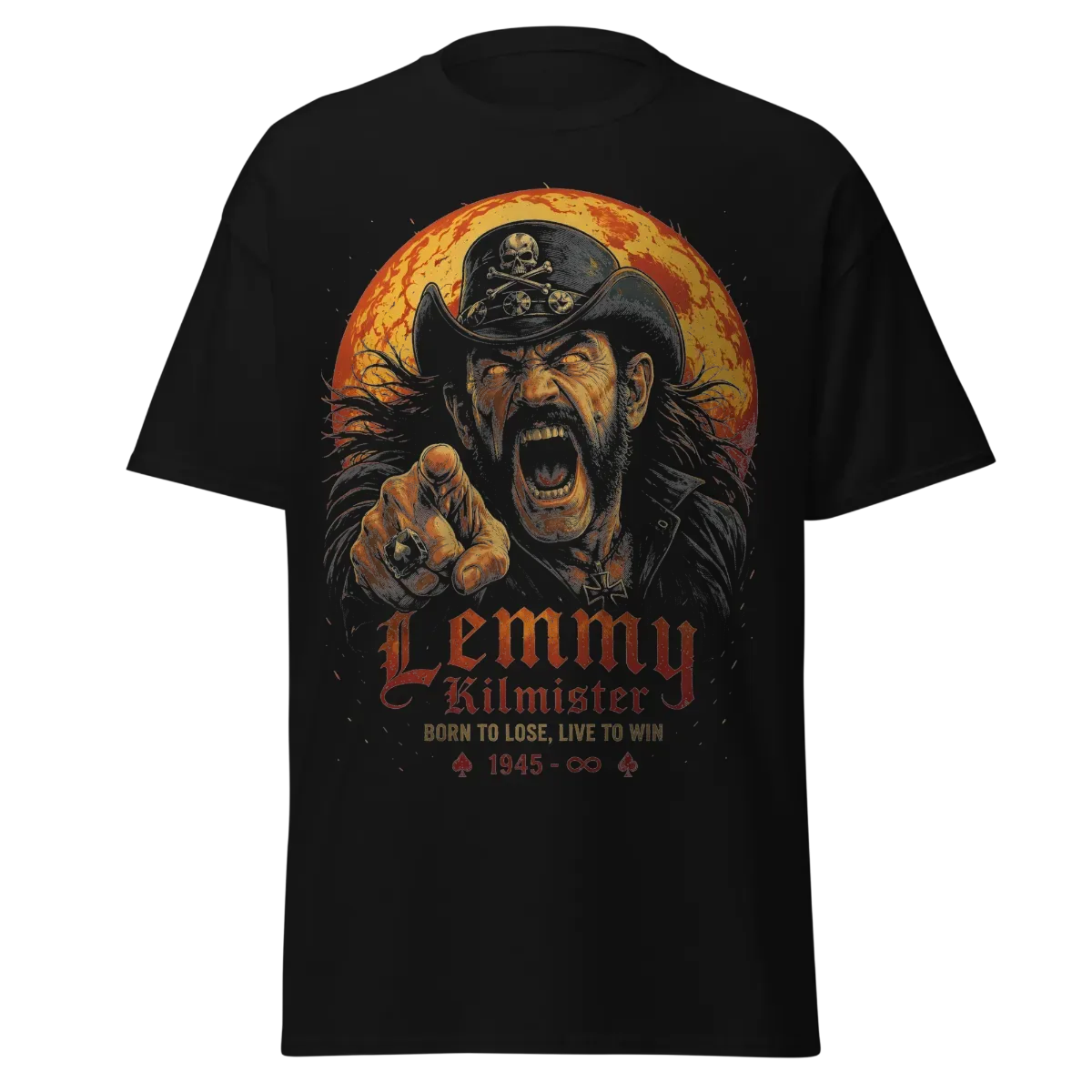 Lemmy Kilmister Iconic Frontman Heavy Metal Shirt | Merch Morocco