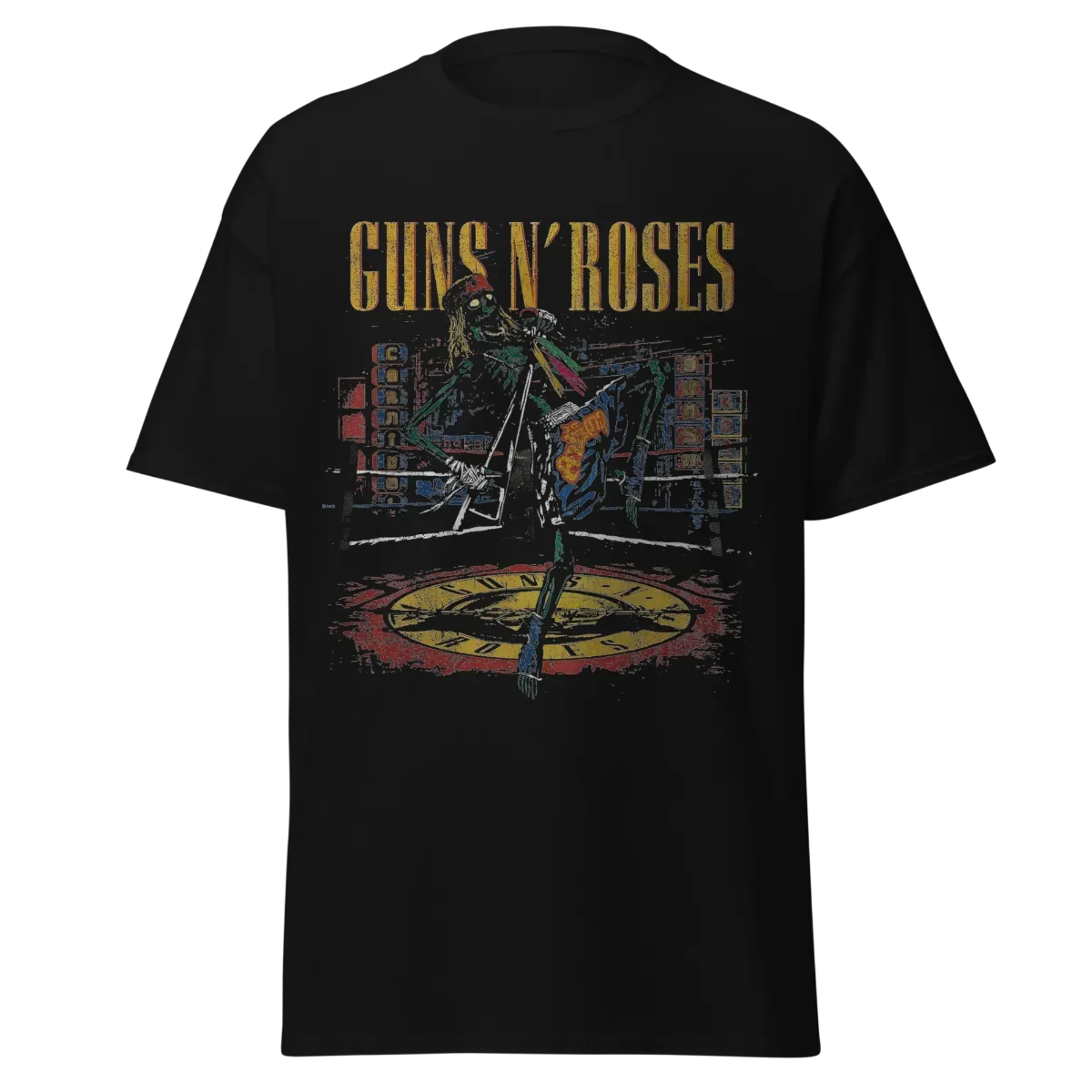 Guns N' Roses Boxing Skeleton Hard Rock Shirt | Merch Morocco