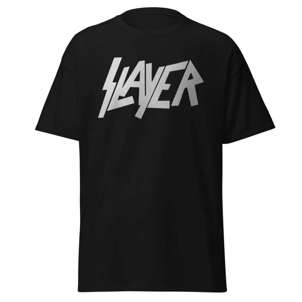 Slayer - Metallic Logo - Premium Graphic Tee - Vintage Streetwear