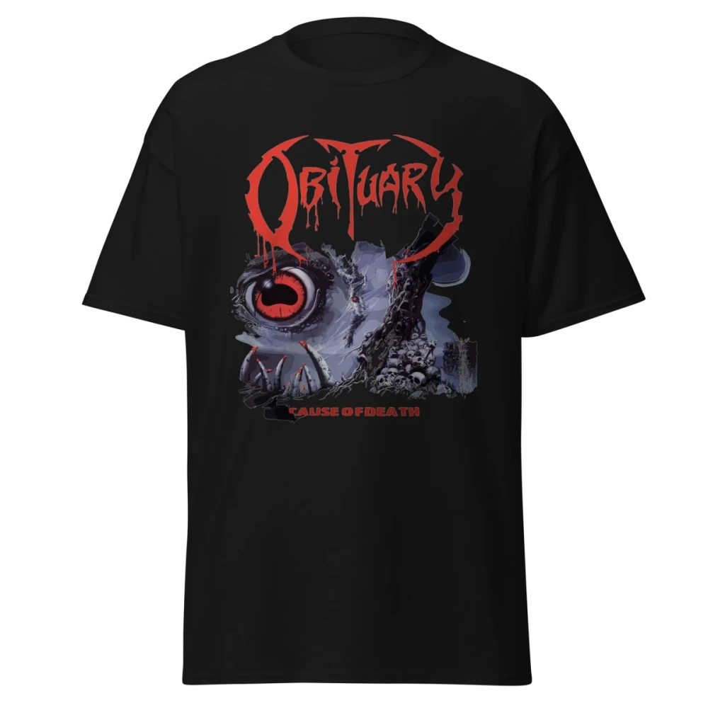 Obituary - Cause of Death - Graphic T-Shirt - Vintage Streetwear
