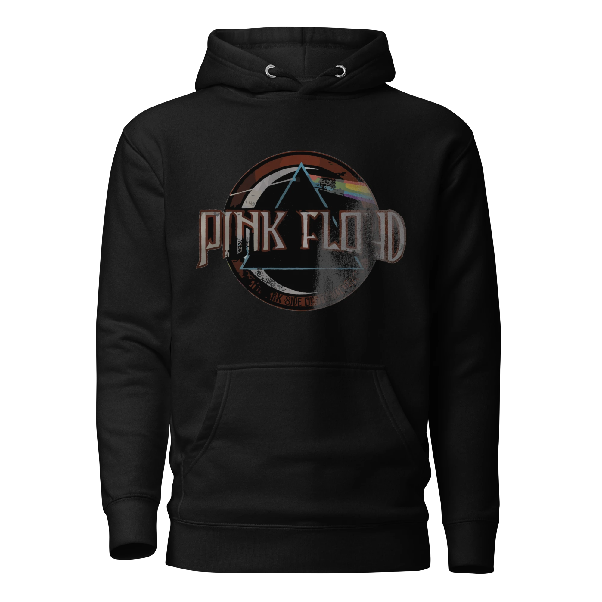 Pink Floyd - Dark Side Distressed Prism - Hoodie - Vintage Streetwear